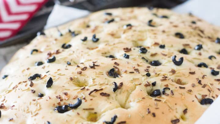 Simple Focaccia Bread - Kalie Stephan