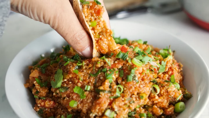 Quinoa Eetch (Armenian Tomato Herb Salad)